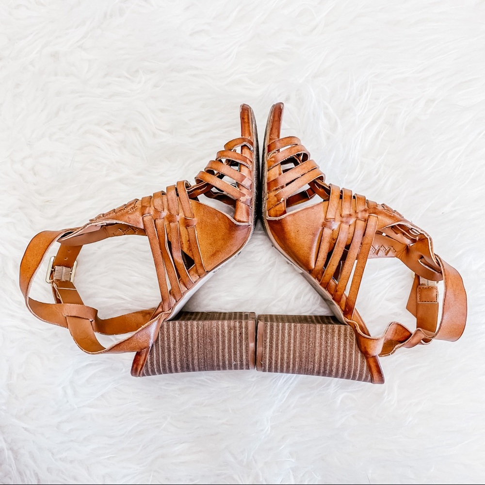 MADDEN GIRL BLOCK HEEL REMIE CAGE SANDAL - Picture 4 of 5